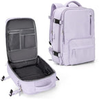 Maleta Impermeable con Puerto de Carga USB — Mochila para Laptop 35L de Nylon con Compartimentos Separados para Húmedo y Seco