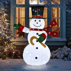 Decoración de Luz de Muñeco de Nieve Exterior