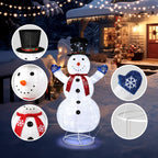 Decoración de Luz de Muñeco de Nieve Exterior