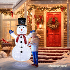 Decoración de Luz de Muñeco de Nieve Exterior