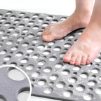 Alfombrilla de ducha antideslizante – Antibacteriana e higiénica | Agarre seguro en el baño