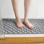 Alfombrilla de ducha antideslizante – Antibacteriana e higiénica | Agarre seguro en el baño