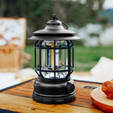 Linterna de Camping Recargable LightMate – LED de Estilo Vintage con Luz Regulable