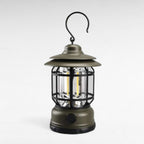 Linterna de Camping Recargable LightMate – LED de Estilo Vintage con Luz Regulable