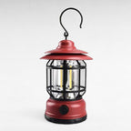 Linterna de Camping Recargable LightMate – LED de Estilo Vintage con Luz Regulable