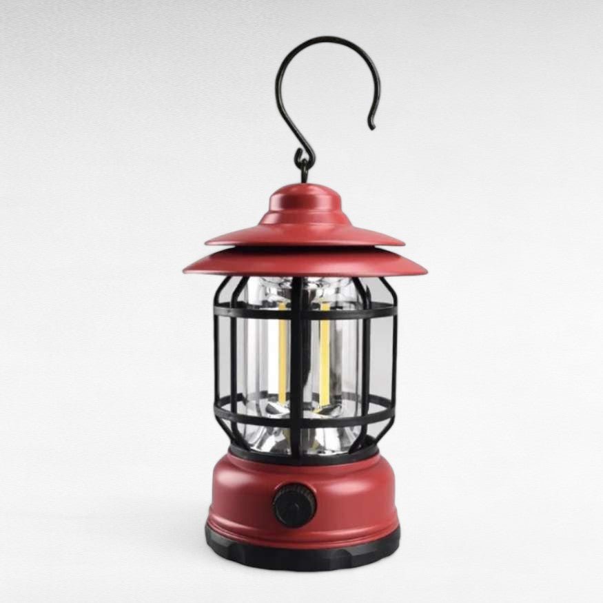 Linterna de Camping Recargable LightMate – LED de Estilo Vintage con Luz Regulable