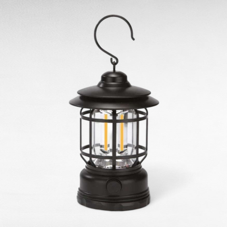 Linterna de Camping Recargable LightMate – LED de Estilo Vintage con Luz Regulable