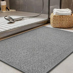 LuxeBraide Alfombrilla de Baño Antideslizante