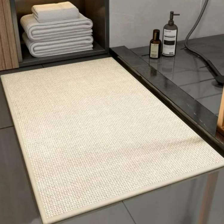 LuxeBraide Alfombrilla de Baño Antideslizante