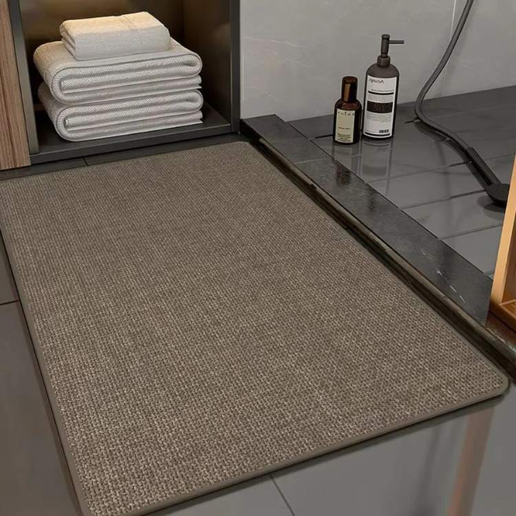 LuxeBraide Alfombrilla de Baño Antideslizante
