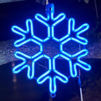 Decoraciones Navideñas LED para Exterior Copos de Nieve