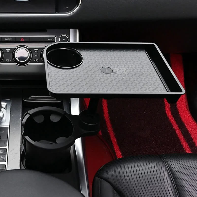 CarMealTray – Bandeja para el coche con superficie de servicio giratoria | Come y organiza fácilmente en el coche
