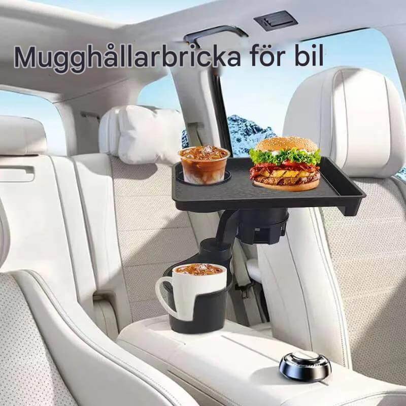 CarMealTray – Bandeja para el coche con superficie de servicio giratoria | Come y organiza fácilmente en el coche