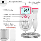 Monitor de Frecuencia Cardíaca Fetal Doppler