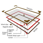 Red Magnética NoBuzz para Ventanas