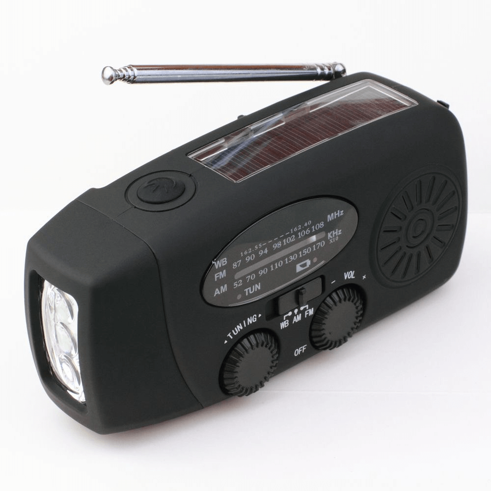 Radio Portátil Multifuncional de Manivela