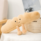 Suave peluche de pan en formas juguetonas para niños y adultos