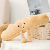 Suave peluche de pan en formas juguetonas para niños y adultos