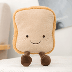 Suave peluche de pan en formas juguetonas para niños y adultos