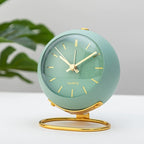 Reloj despertador analógico retro – Reloj clásico silencioso con un elegante encanto vintage