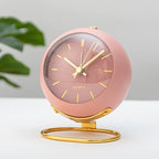 Reloj despertador analógico retro – Reloj clásico silencioso con un elegante encanto vintage