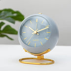 Reloj despertador analógico retro – Reloj clásico silencioso con un elegante encanto vintage