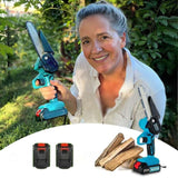 SharpEdge 6" Mini Motosierra Eléctrica Inalámbrica