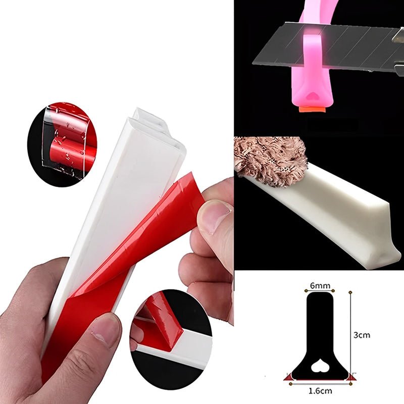 Royallure Listón de Silicona Flexible Impermeable para Prevención de Filtraciones y Protección contra la Humedad