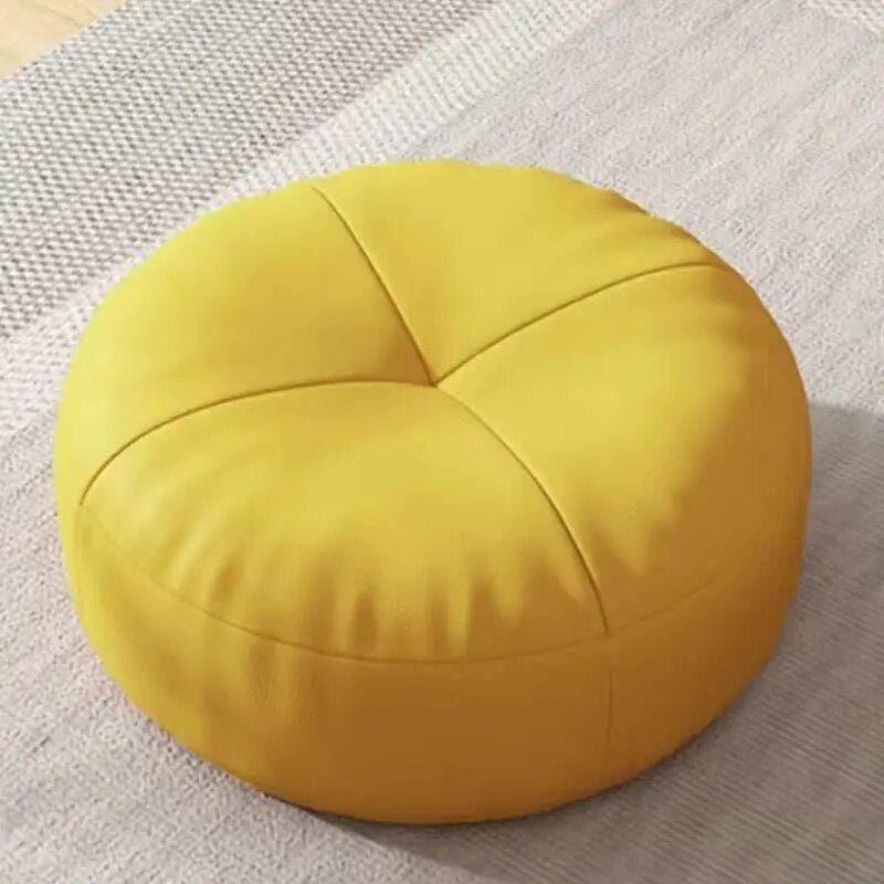 Cojín de suelo redondo de napa de estilo japonés simple