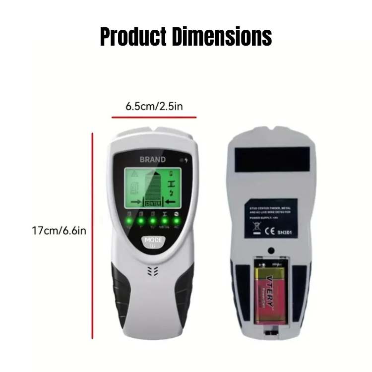 Detector de Estudio SmartScan 5-en-1