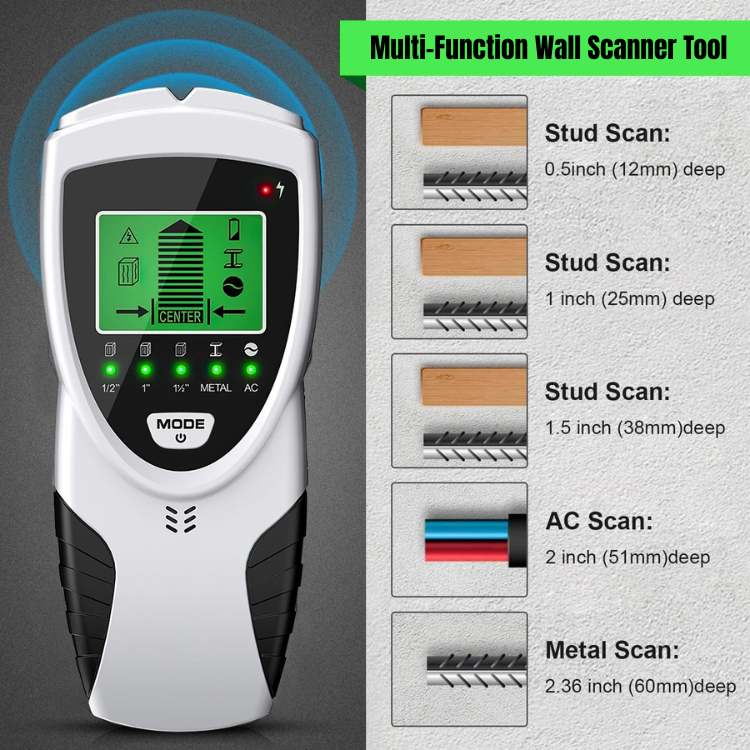Detector de Estudio SmartScan 5-en-1