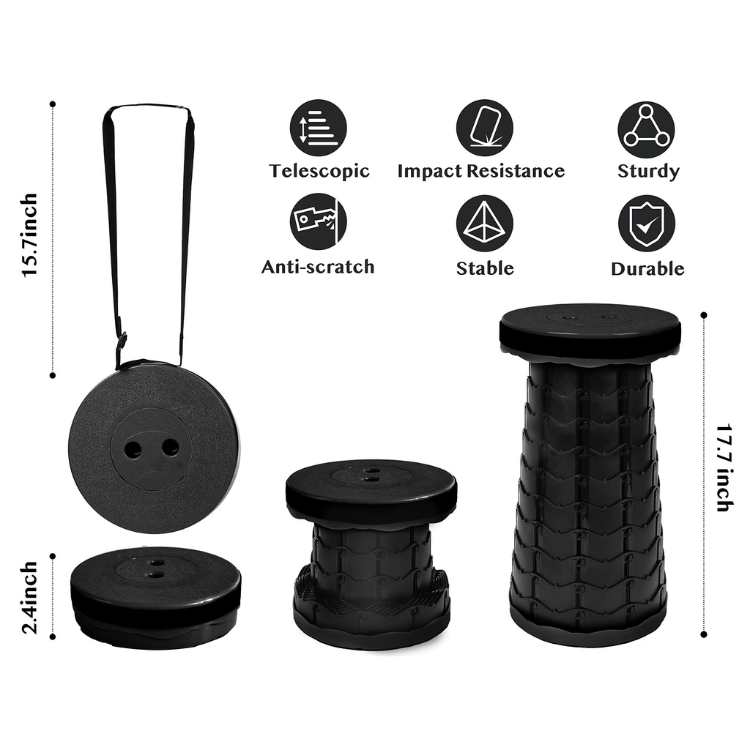 Taburete Plegable UltraCompacto