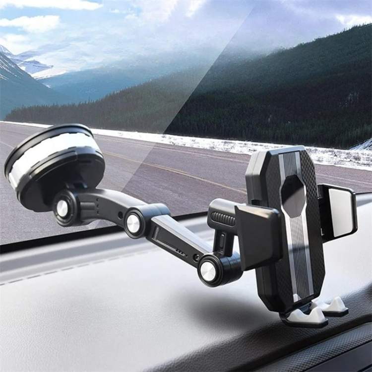 Soporte para Teléfono de Coche UltraSeguro 360 con Succión