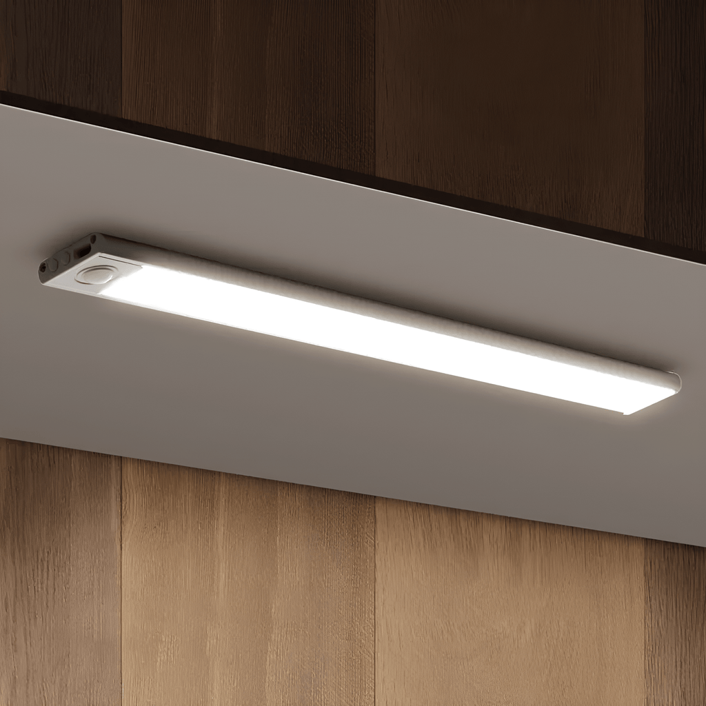 Sensor de movimiento LED recargable para iluminación de armarios - Iluminación bajo armario con sensor de movimiento