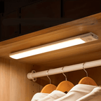 Sensor de movimiento LED recargable para iluminación de armarios - Iluminación bajo armario con sensor de movimiento