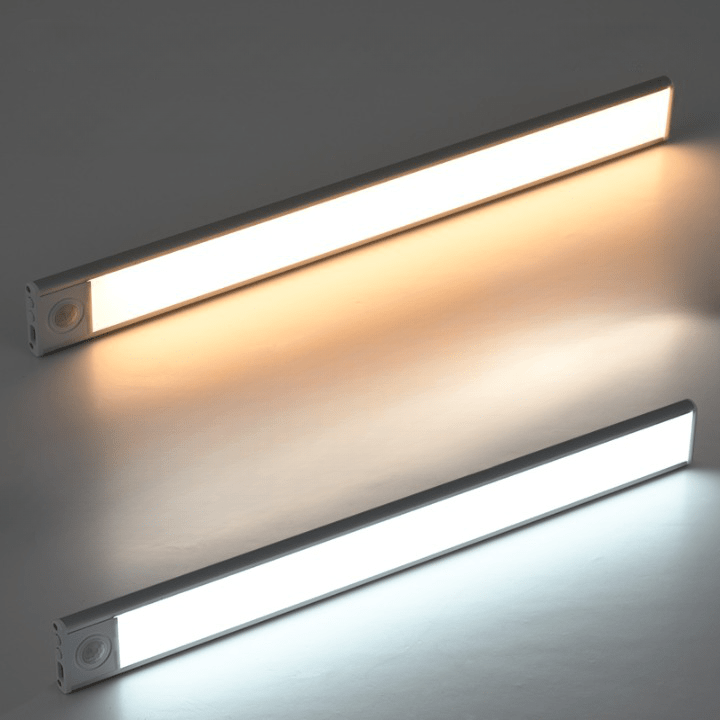 Sensor de movimiento LED recargable para iluminación de armarios - Iluminación bajo armario con sensor de movimiento