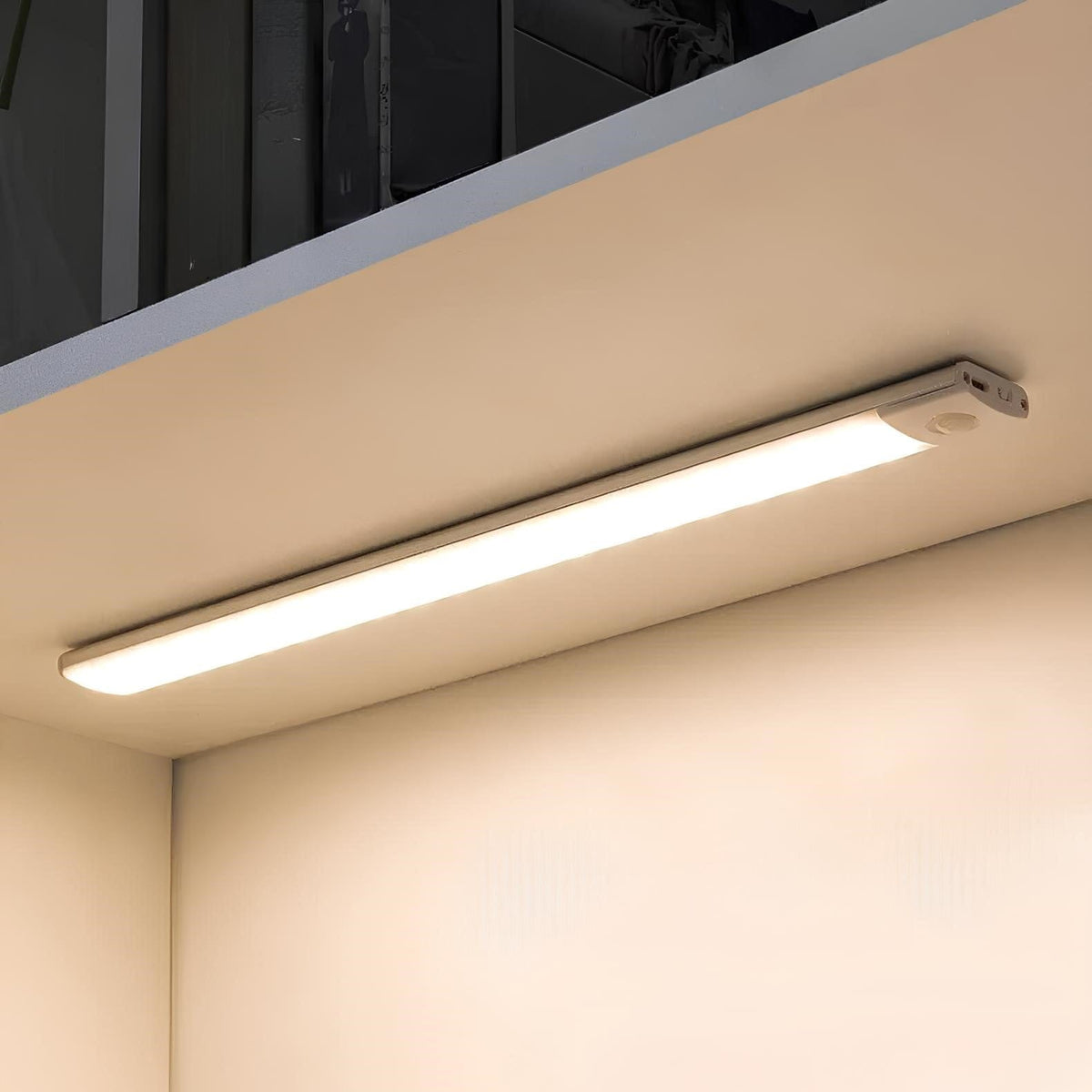 Sensor de movimiento LED recargable para iluminación de armarios - Iluminación bajo armario con sensor de movimiento